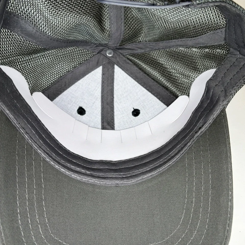 Advanced Elements Trucker Hat Black Grey Mesh Snapback Baseball Cap Logo